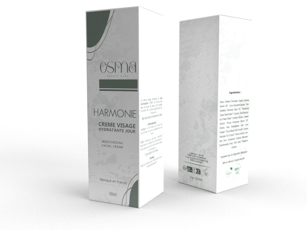 Crème Visage BIO hydratante jour HARMONIE 50ml