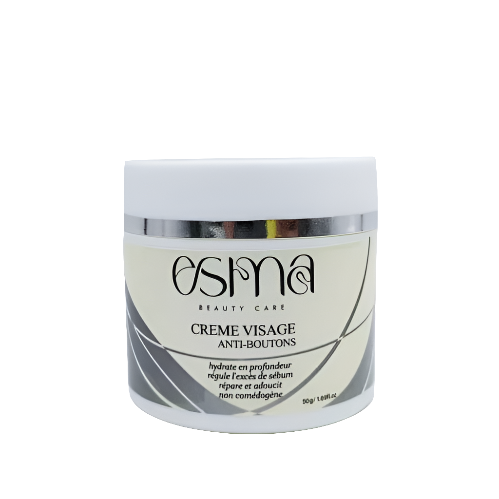 Crème Visage Anti-Boutons. Non-comédogène